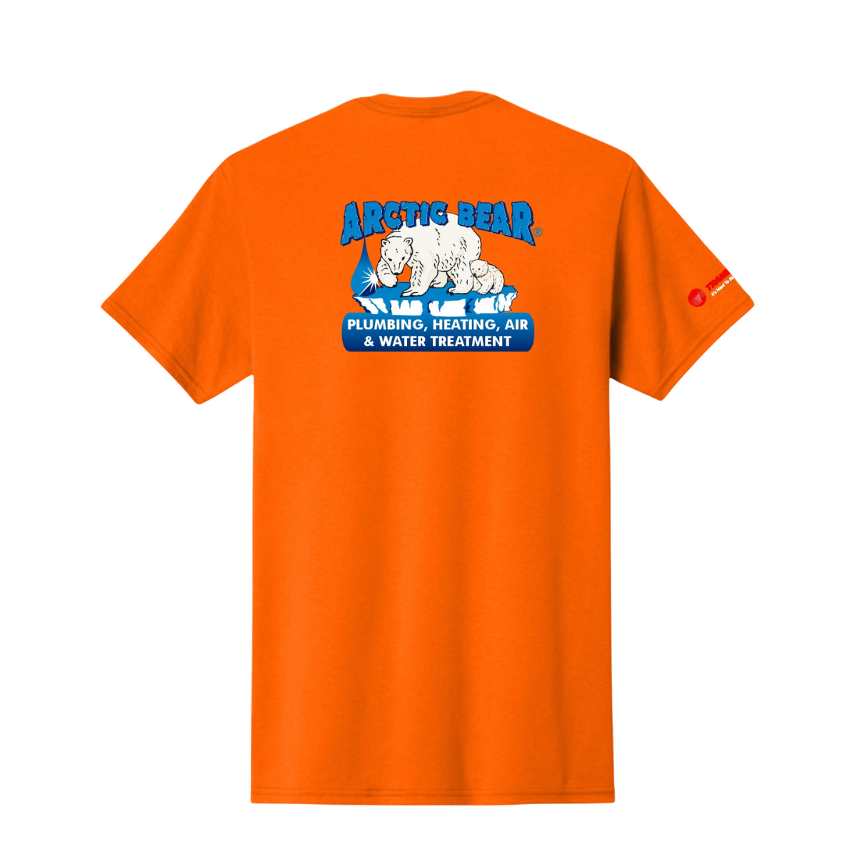 Arctic Bear Tee Shirt - Safety Orange