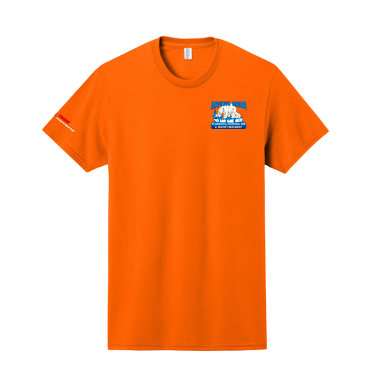 Arctic Bear Tee Shirt - Safety Orange