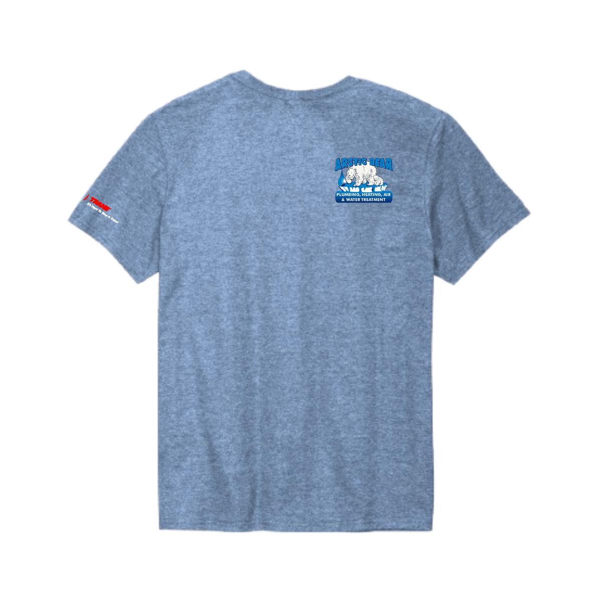Arctic Bear Tee Shirt - Carolina Heather