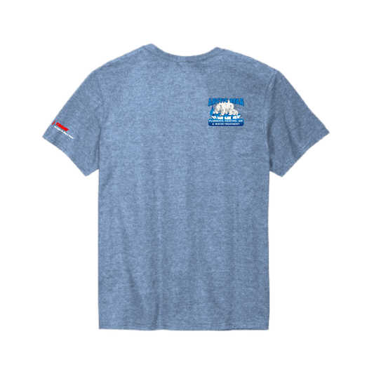 Arctic Bear Tee Shirt - Carolina Heather